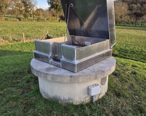 Double trappe aluminium